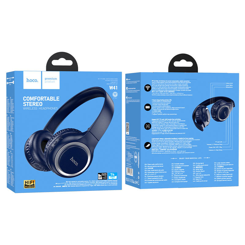 Hoco W41 Stereo Headphone With Mic Bluetooth 5.3